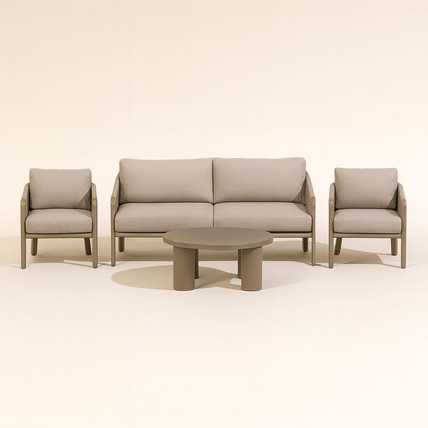 Homez Aluminum Memphis Sofa Set Of 4Pcs, image number 2