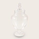 Alberto glass pear shape candy jar image number 3
