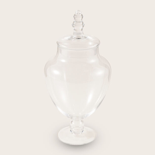 Alberto glass pear shape candy jar image number 3
