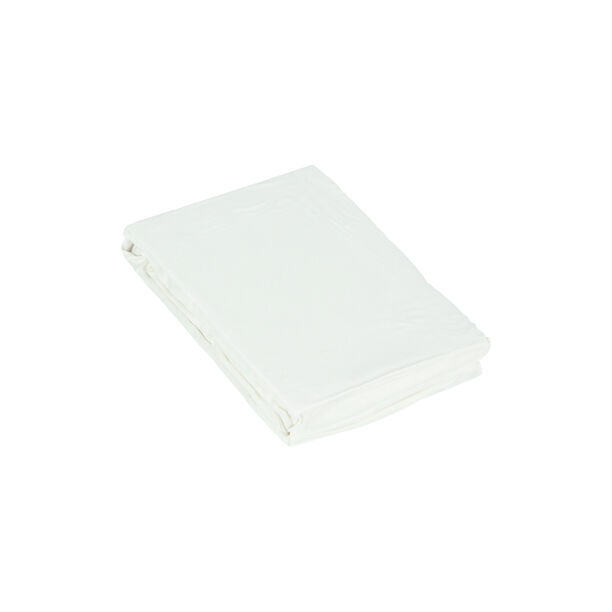 Boutique Blanche Bamboo Fitted Sheet 120X200+35 Cm White image number 1