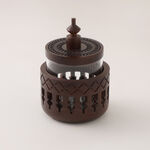 Dallaty Sugar Pot Roshn Collection, Brown 10*10*18Cm image number 1