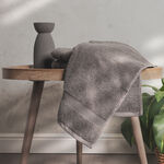 Boutique Blanche grey cotton ultra soft hand towel 100*50 cm image number 5