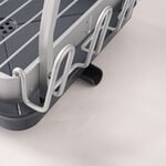Alberto 2 tiers aluminum dish rack, silver 47.2*32*15cm image number 3