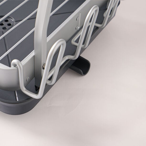 Alberto 2 tiers aluminum dish rack, silver 47.2*32*15cm image number 3