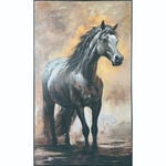 Homez canvas wall art framed full horse 120*200cm image number 1