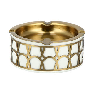 ASHTRAY QAMARIYAT STEEL & WOOD