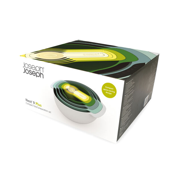 Joseph joseph nest9 plus salad preparation set opal image number 3