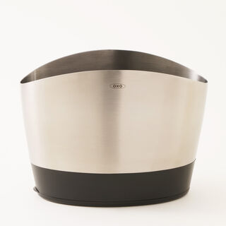 Oxo Utensil Holder Stainless Steel, Silver 8.4"* 4.75"* 6.25"