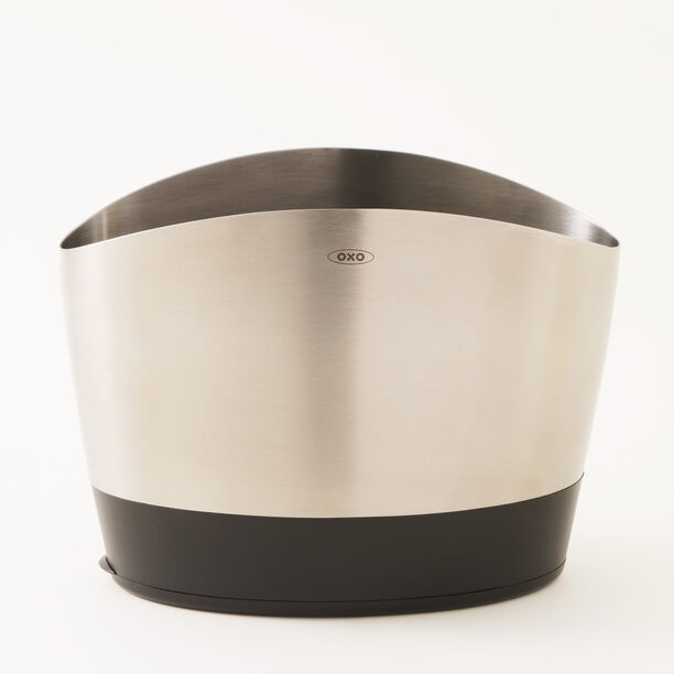Oxo Utensil Holder Stainless Steel, Silver 8.4"* 4.75"* 6.25" image number 1