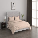 Boutique Blanche 3pcs cotton duvet cover 260*200cm 300 thread count summer peach image number 0