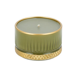 Gloria 9*5,5 Cm Oil Green Gold Candle