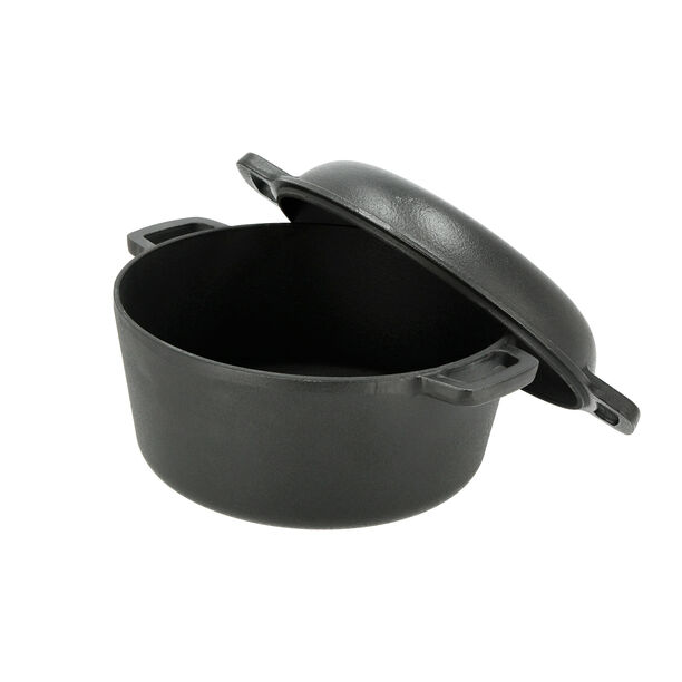 Alberto cast iron double pot 32.2*26*16 cm image number 2