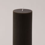 هومز شمعة سيمبل من شمع الصويا، بني 7*7*15سم image number 2