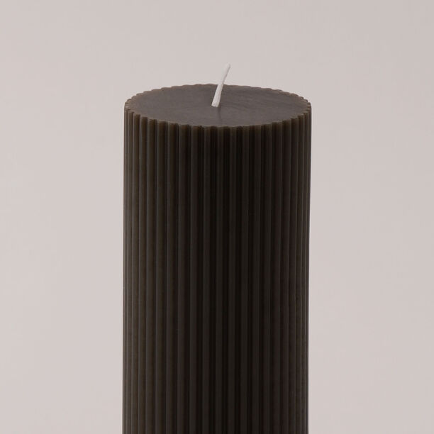 هومز شمعة سيمبل من شمع الصويا، بني 7*7*15سم image number 2