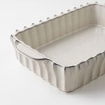 La Mesa oven to table wavy rectangular dish 39*22.5*8.5cm, cream image number 2