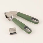 Alberto Stainless Steel Garlic Press, Green image number 0