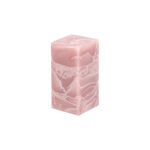 Marble Square Candle 8*8*15 cm Light Pink image number 1