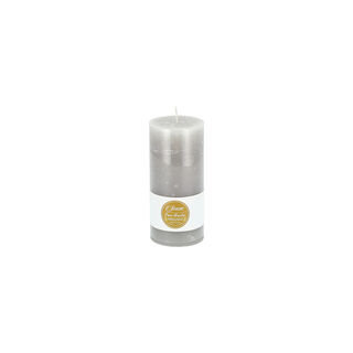 Pillar Candle Rustic Taupe 7*15 cm