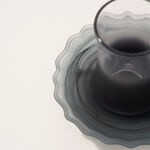 Dallaty tea set 12 pcs frosted glass grey image number 4