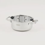 Alberto stainless steel 7pcs cookware set, silver image number 3