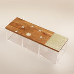 La Mesa metal serving box with lid 35*12*10cm, gold image number 0