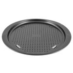 Tefal easy grip non stick perforated pizza tray 34cm, gray image number 0