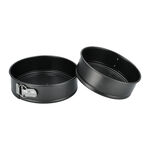 2 Pcs Cake Pan Set Spring Form Non Stick image number 1