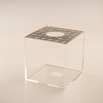Homez acrylic tissue box Kairouan collection 15*15*15cm image number 0