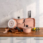 8Pcs Granite Cookware Set image number 0