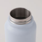 ألبرتو قارورة مياه رياضية مزدوجة الجدار من الستانلس ستيل، أزرق 1000مل image number 3