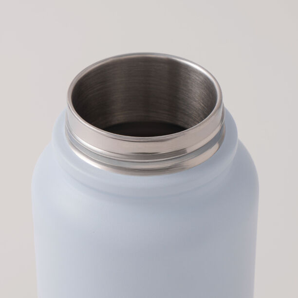 ألبرتو قارورة مياه رياضية مزدوجة الجدار من الستانلس ستيل، أزرق 1000مل image number 3