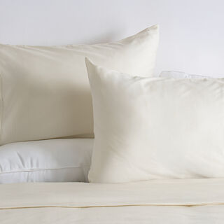 طقم غطاء لحاف قطن 3 قطع من بوتيك بلانش   260*200سم أوف وايت