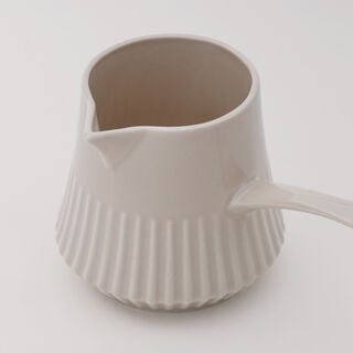 دلتي ركوة حليب سيراميك لون رملي 300 مل