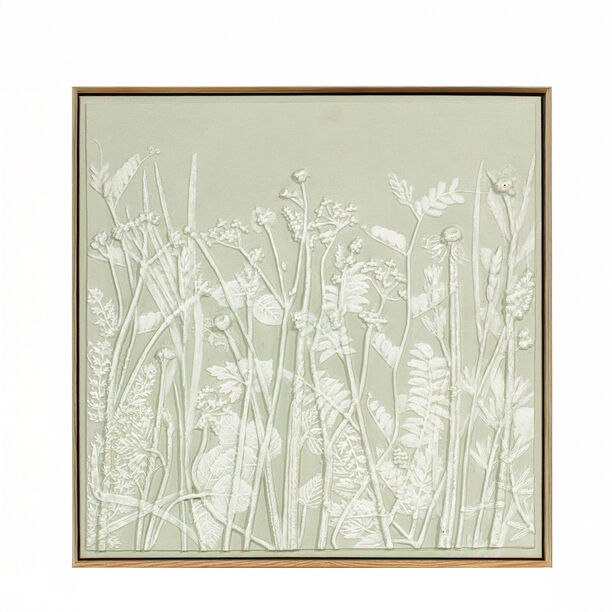 هومز لوحة جدارية كانفس 60*60*3.8سم، أخضر image number 1