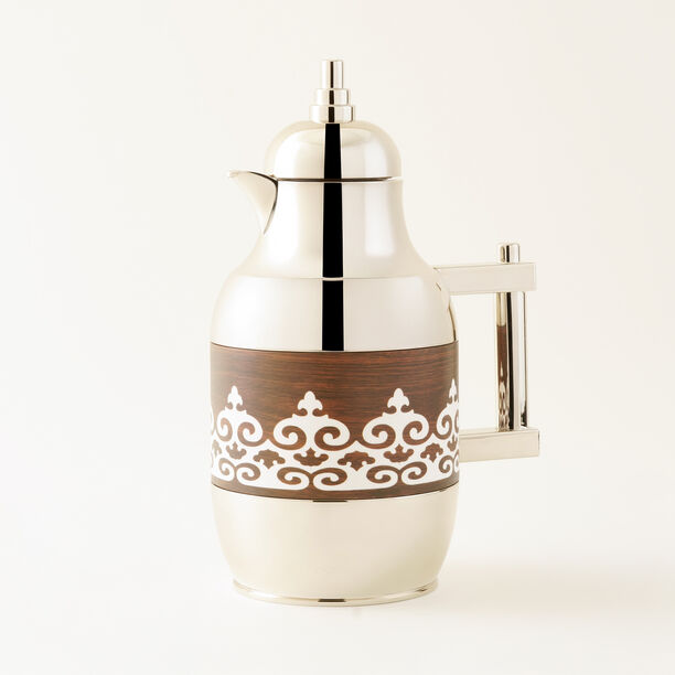 Dallaty 2Pcs Stainless Steel Vacuum Flask Set, Silver 1L image number 1