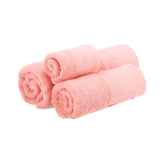 Cotton embroidered peach bath towel,70*140 cm