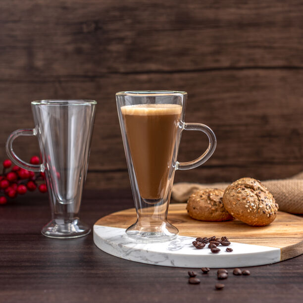 Mug Set 2 Pieces Double Wall Plain 230Ml image number 0
