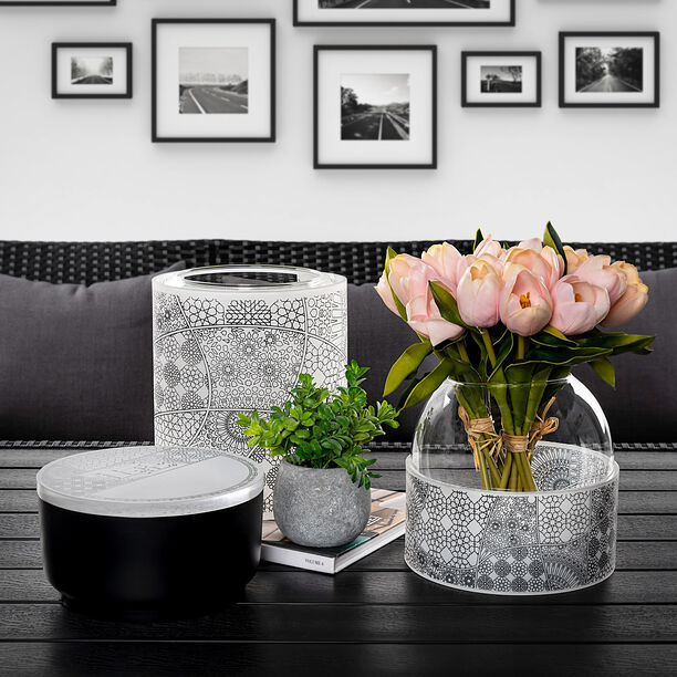 Abundance Rectangular Vase Glass And Acrylic image number 0