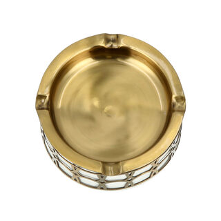 ASHTRAY QAMARIYAT STEEL & WOOD