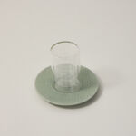 Dallaty green porcelain and glass Tea and coffee cups set 18 pcs image number 2