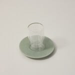 Dallaty green porcelain and glass Tea and coffee cups set 18 pcs image number 2