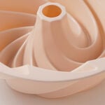 Alberto slilicone 8" bundt pan mold 28.5*24.5*8.5cm, beige image number 3