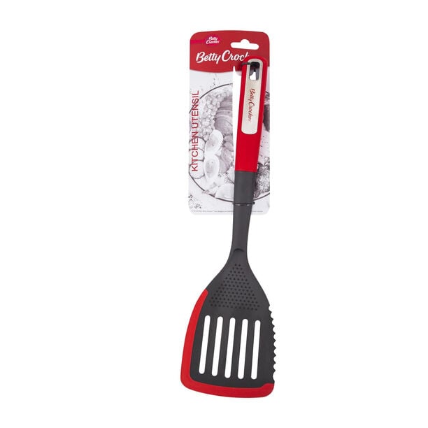 Betty Crocker Silicone Slotted Turner W/ Handle L: 34Cm image number 1