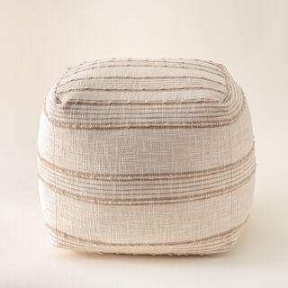 Woven pouf 40*40*40 cm