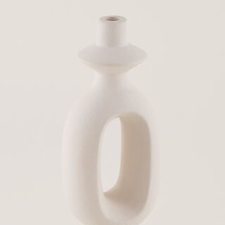 Homez ceramic candle holder 13.8*13.8*40 cm