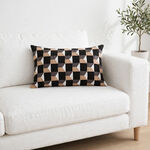 Homez Geometric Rectangular Cushion Cover, 30*45Cm image number 1