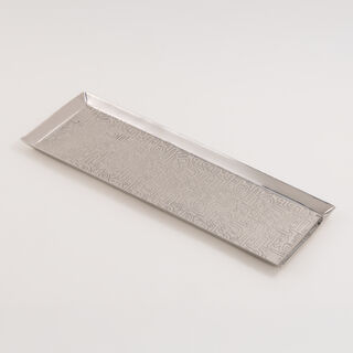 دلتي صينية تقديم فضية 50*18*2 سم