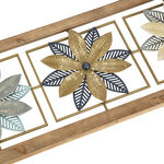 ديكور حائط معدني تصميم زهرة image number 2