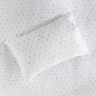 Boutique Blanche 3pcs cotton duvet cover 200*200cm 300 thread count diamond