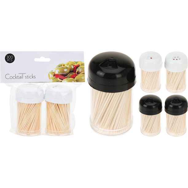 2 Pieces Cocktail Bamboo Toothpicks 300Pcs image number 0